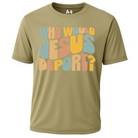 Who Would Jesus Deport Immigration Justice Design Cooling Performance Crew T-Shirt