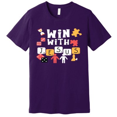 Win With Jesus Vacation Bible School Following Jesus Changes The Game Vbs Squad Premium T-Shirt