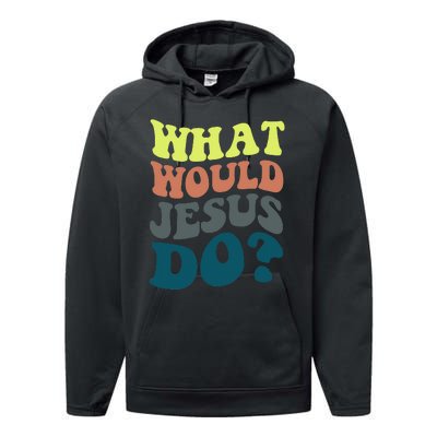 What Would Jesus Do Christian Jesus Religious Prayer Performance Fleece Hoodie