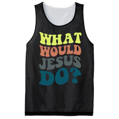 What Would Jesus Do Christian Jesus Religious Prayer Mesh Reversible Basketball Jersey Tank