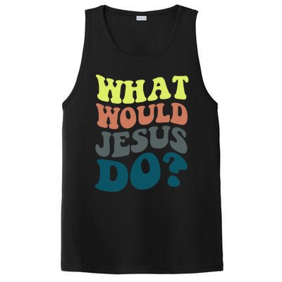 What Would Jesus Do Christian Jesus Religious Prayer PosiCharge Competitor Tank