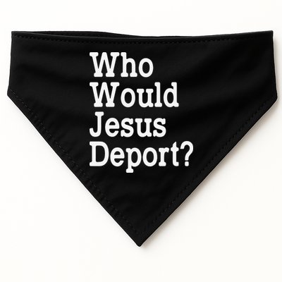 Who Would Jesus Deport Immigrant Rights USA-Made Doggie Bandana
