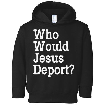 Who Would Jesus Deport Immigrant Rights Toddler Hoodie