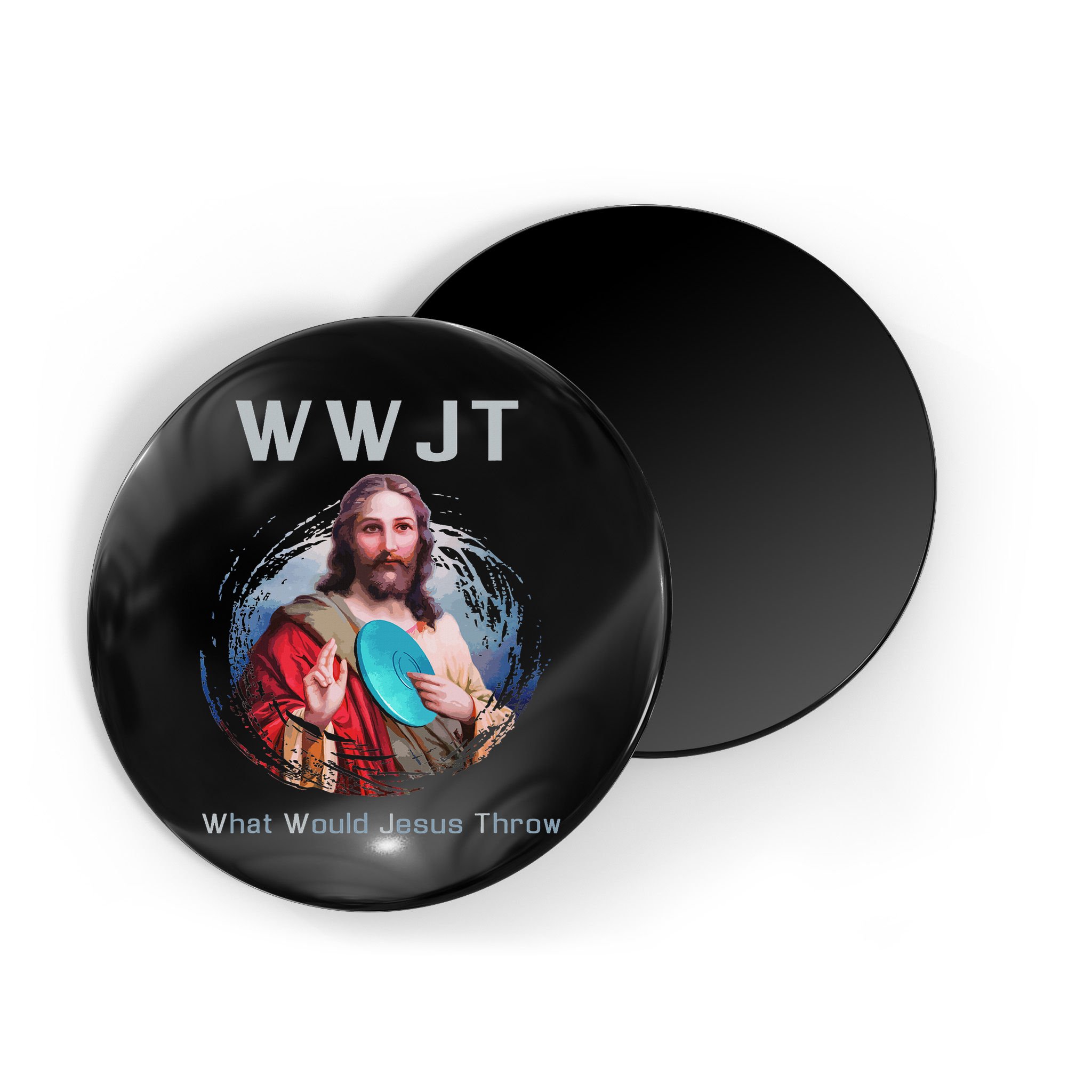 What Would Jesus Throw Funny Disc Golf & Women Magnet