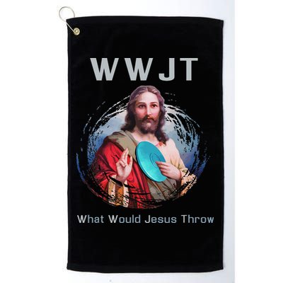 What Would Jesus Throw Funny Disc Golf & Women Golf Towel