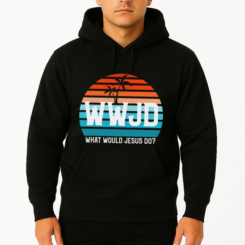 What Would Jesus Do He Would Love First! Wwjd Hwlf Hoodie