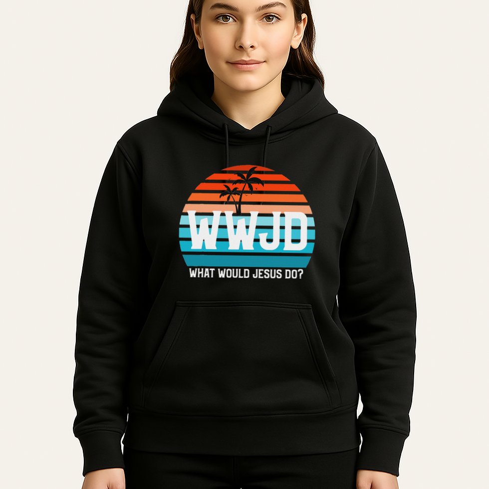 What Would Jesus Do He Would Love First! Wwjd Hwlf Hoodie
