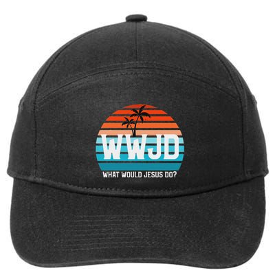 What Would Jesus Do He Would Love First! Wwjd Hwlf 7-Panel Snapback Hat