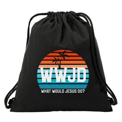 What Would Jesus Do He Would Love First! Wwjd Hwlf Drawstring Bag