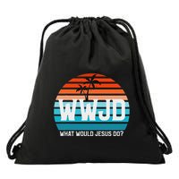 What Would Jesus Do He Would Love First! Wwjd Hwlf Drawstring Bag