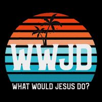What Would Jesus Do He Would Love First! Wwjd Hwlf Drawstring Bag