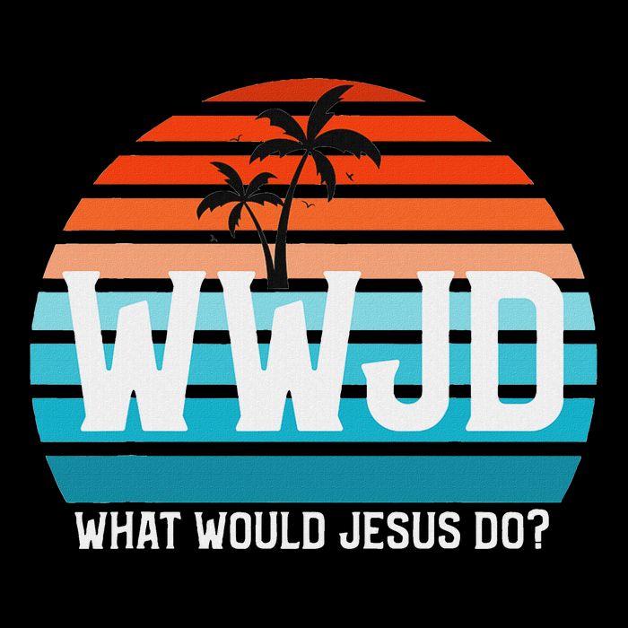What Would Jesus Do He Would Love First! Wwjd Hwlf Drawstring Bag