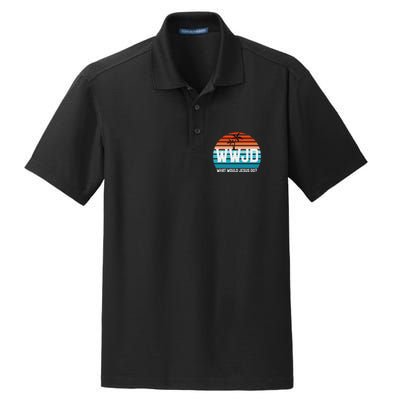 What Would Jesus Do He Would Love First! Wwjd Hwlf Dry Zone Grid Polo