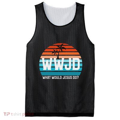 What Would Jesus Do He Would Love First! Wwjd Hwlf Mesh Reversible Basketball Jersey Tank