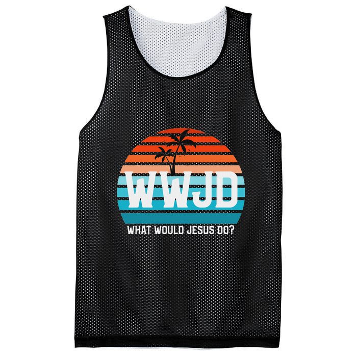 What Would Jesus Do He Would Love First! Wwjd Hwlf Mesh Reversible Basketball Jersey Tank