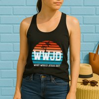 What Would Jesus Do He Would Love First! Wwjd Hwlf Womens Tank Top