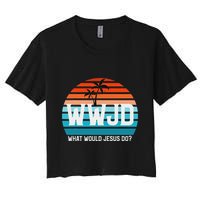 What Would Jesus Do He Would Love First! Wwjd Hwlf Crop Top