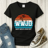 What Would Jesus Do He Would Love First! Wwjd Hwlf Womens T-Shirt
