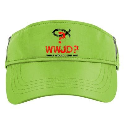 WWJD? What Would Jesus Do Adult Drive Performance Visor