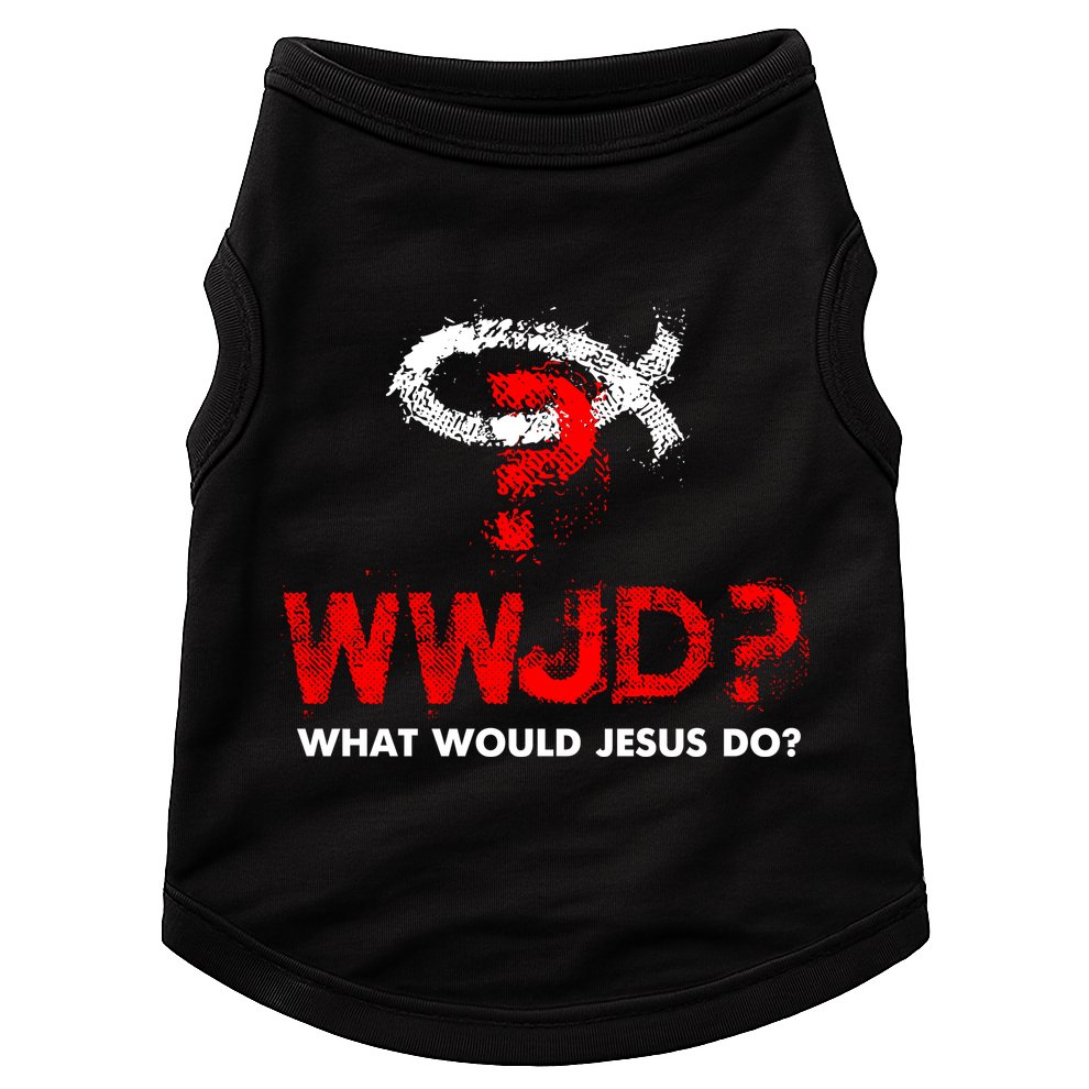 WWJD? What Would Jesus Do Doggie Tank
