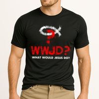WWJD? What Would Jesus Do Cooling Performance Crew T-Shirt