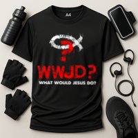 WWJD? What Would Jesus Do Cooling Performance Crew T-Shirt