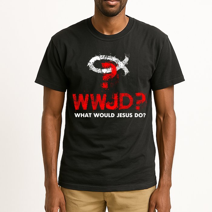 WWJD? What Would Jesus Do Tall T-Shirt