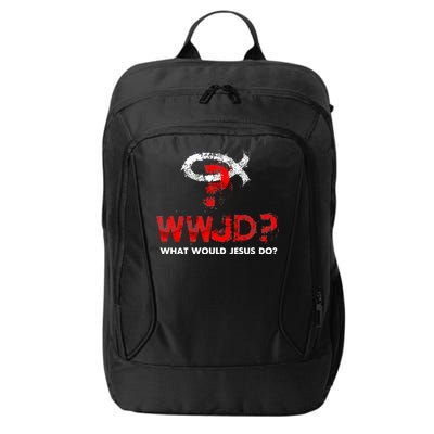 WWJD? What Would Jesus Do City Backpack