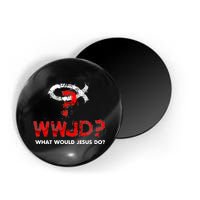 WWJD? What Would Jesus Do Magnet