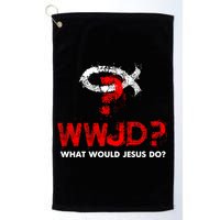 WWJD? What Would Jesus Do Golf Towel