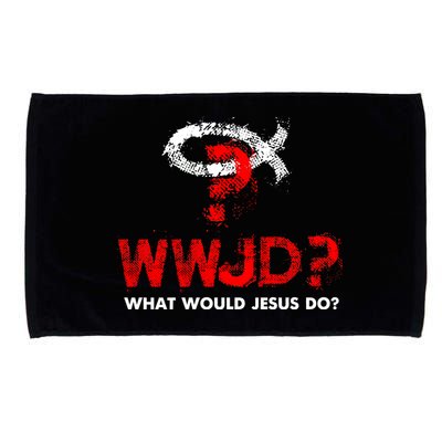 WWJD? What Would Jesus Do Microfiber Hand Towel