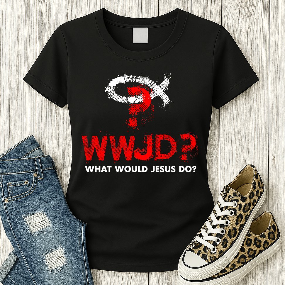 WWJD? What Would Jesus Do Womens T-Shirt