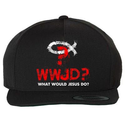 WWJD? What Would Jesus Do Wool Snapback Cap