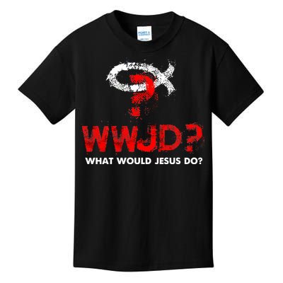 WWJD? What Would Jesus Do Kids T-Shirt