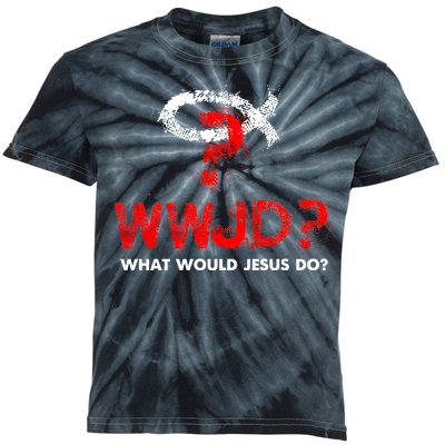 WWJD? What Would Jesus Do Kids Tie-Dye T-Shirt