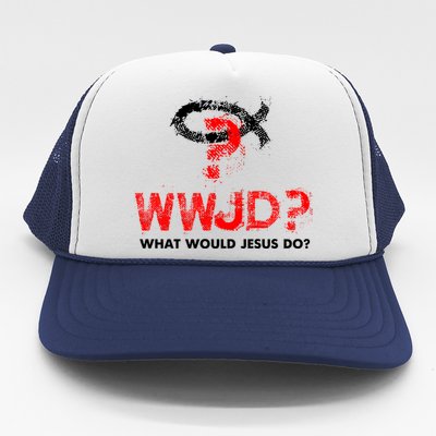 WWJD? What Would Jesus Do Trucker Hat