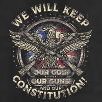 We Will Keep Our God Guns And Constitution Distressed Adult Drive Performance Visor