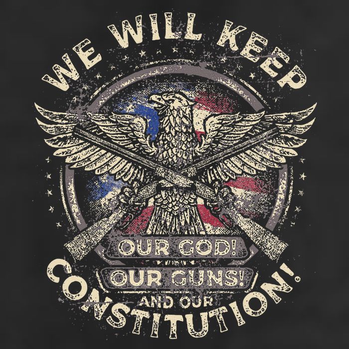 We Will Keep Our God Guns And Constitution Distressed Adult Drive Performance Visor