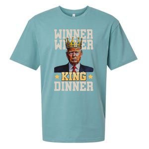 Winner Winner King Dinner Trump Sueded Cloud Jersey T-Shirt