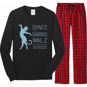 Walz Waltz Kamala Harris Dance 2 Steps Forward No Back 2024 Long Sleeve Pajama Set