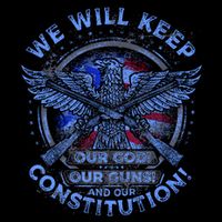 We Will Keep Our God Guns And Constitution 2nd Amendment Tall T-Shirt