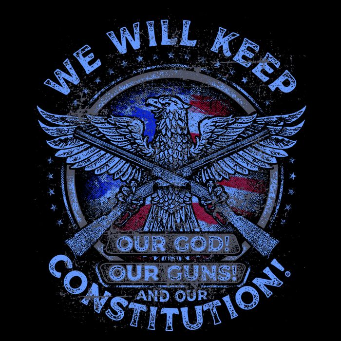 We Will Keep Our God Guns And Constitution 2nd Amendment Tall T-Shirt