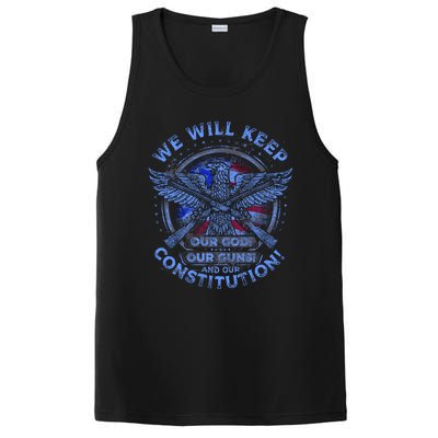 We Will Keep Our God Guns And Constitution 2nd Amendment PosiCharge Competitor Tank