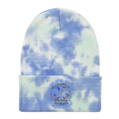 We Will Keep Our God Guns And Constitution 2nd Amendment Tie Dye 12in Knit Beanie