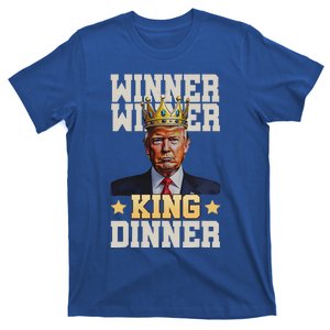 Winner Winner King Dinner Funny Trump President 2025 T-Shirt