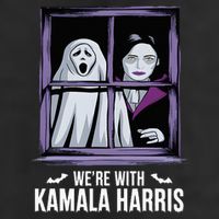 WeRe With Kamala Harris Scarry Halloween Ghost Vampire Cool Comfort Performance Bucket Hat
