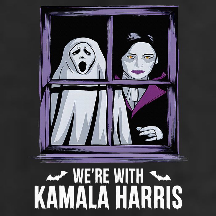 WeRe With Kamala Harris Scarry Halloween Ghost Vampire Cool Comfort Performance Bucket Hat