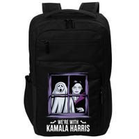 WeRe With Kamala Harris Scarry Halloween Ghost Vampire Impact Tech Backpack