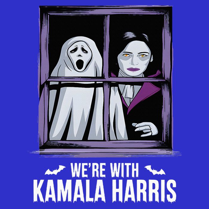 WeRe With Kamala Harris Scarry Halloween Ghost Vampire 16 in Basic Backpack