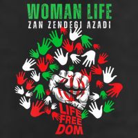 Womens Woman Life Freedom Iran Zan Zendegi Azadi Persian 7 Panel Mesh Trucker Snapback Hat